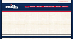 Desktop Screenshot of millsnutrients.com
